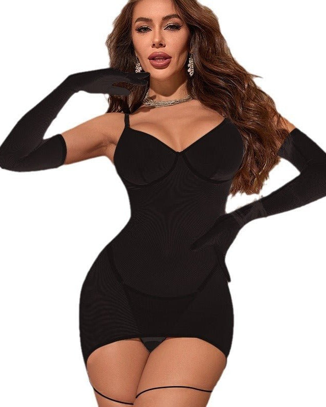 All Eyes on Me Bodycon Lingerie Set - Sinderella