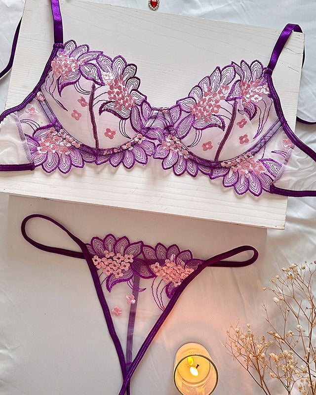 Botanic Babe Garden Embroidered Lingerie - Sinderella