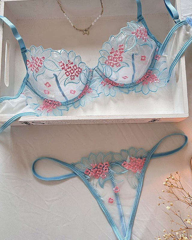 Botanic Babe Garden Embroidered Lingerie - Sinderella