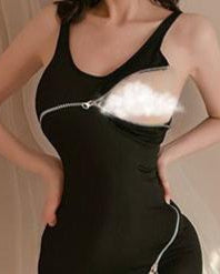 Cassidy Dress Style Zipper Lingerie - Sinderella