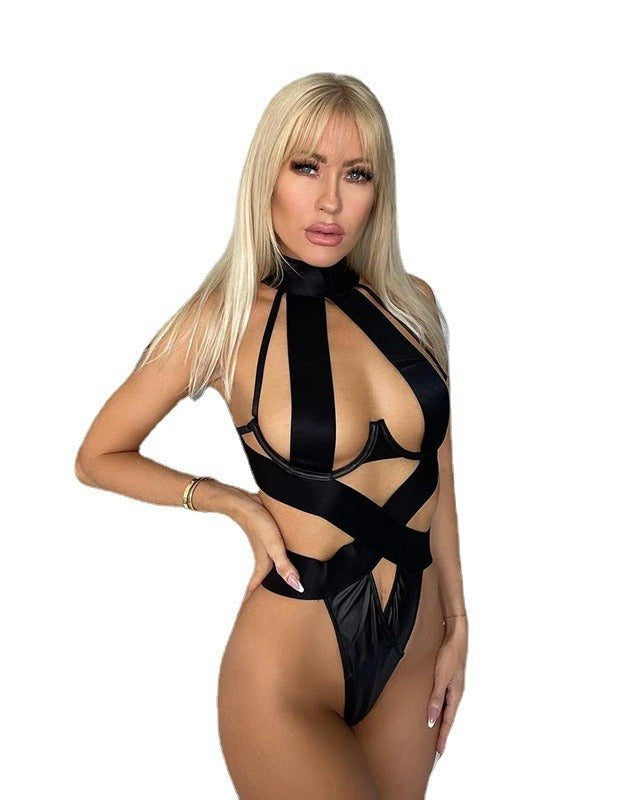 Dangerous Curves Strappy Cutout Lingerie - Sinderella