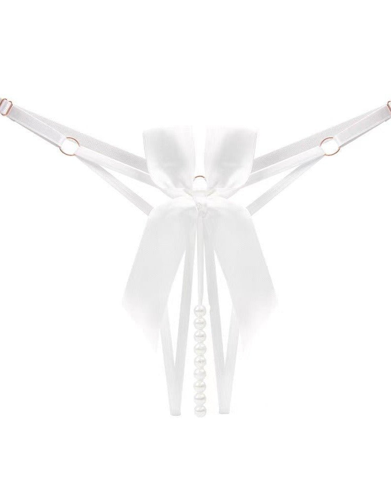 Detty Pearl Embellished Panty - Sinderella