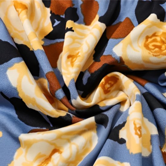 Floral Print Tieup Sleeves Swim Wear Dress By Sinderella - Sinderella