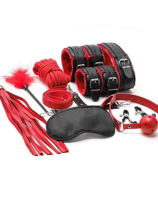 Intimate Control Red and Black 10 Piece Fantasy Set - Sinderella