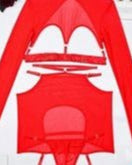 Killer Kurves Scarlet Temptation Edition Lingerie Set - Sinderella