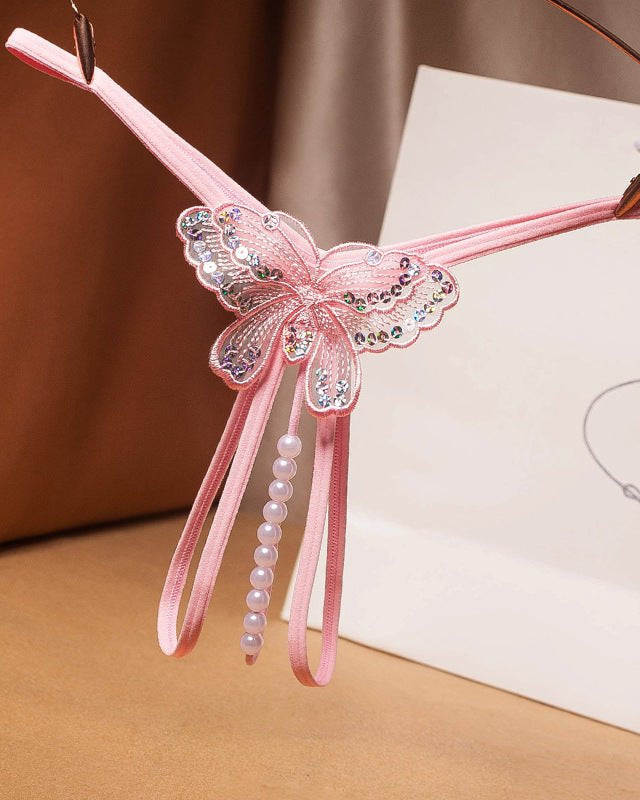 Margo Lace Pearl Embellished Panty Lingerie - Sinderella