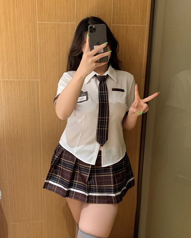 Plus Size School Girl Roleplay Lingerie Set - Sinderella
