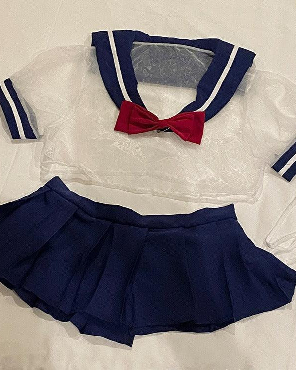 Plus Size School Girl Roleplay Lingerie Set - Sinderella