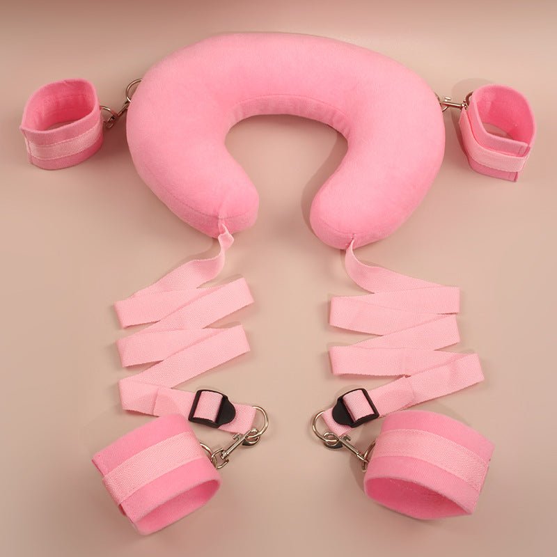 Plush Padded Neck and Wrist Restraint Set - Sinderella