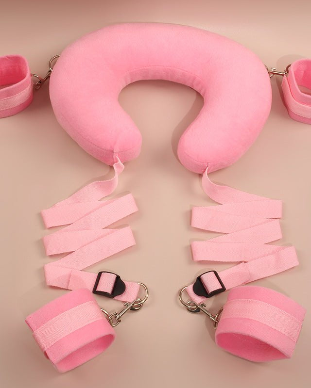 Plush Padded Neck and Wrist Restraint Set - Sinderella