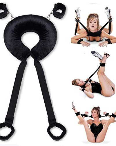 Plush Padded Neck and Wrist Restraint Set - Sinderella