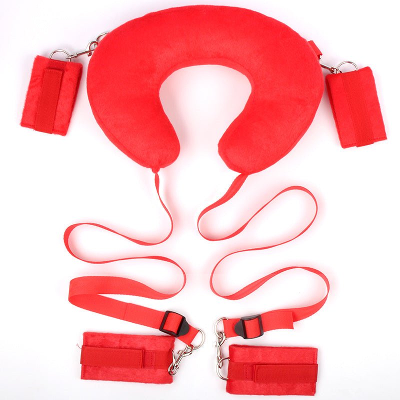 Plush Padded Neck and Wrist Restraint Set - Sinderella