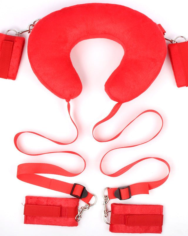 Plush Padded Neck and Wrist Restraint Set - Sinderella