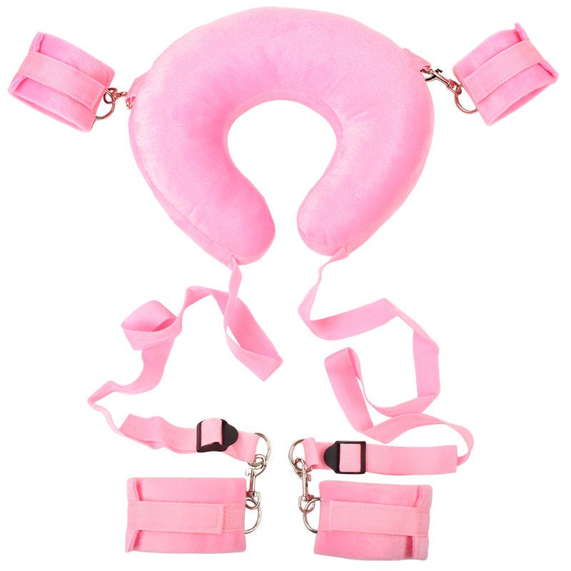 Plush Padded Neck and Wrist Restraint Set - Sinderella