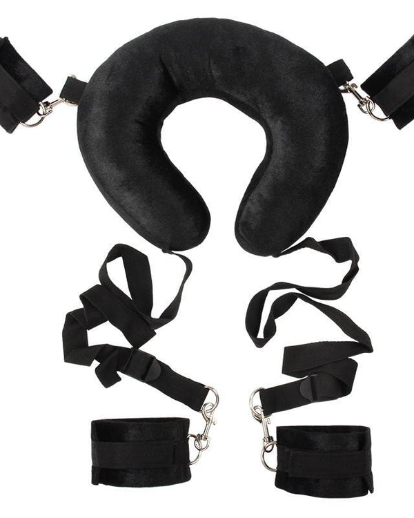 Plush Padded Neck and Wrist Restraint Set - Sinderella