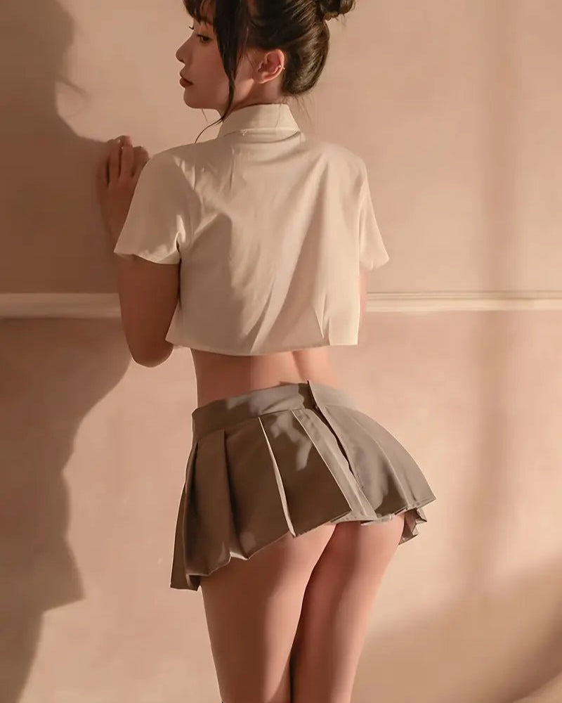Schoolgirl Secrets Roleplay Lingerie set - Sinderella