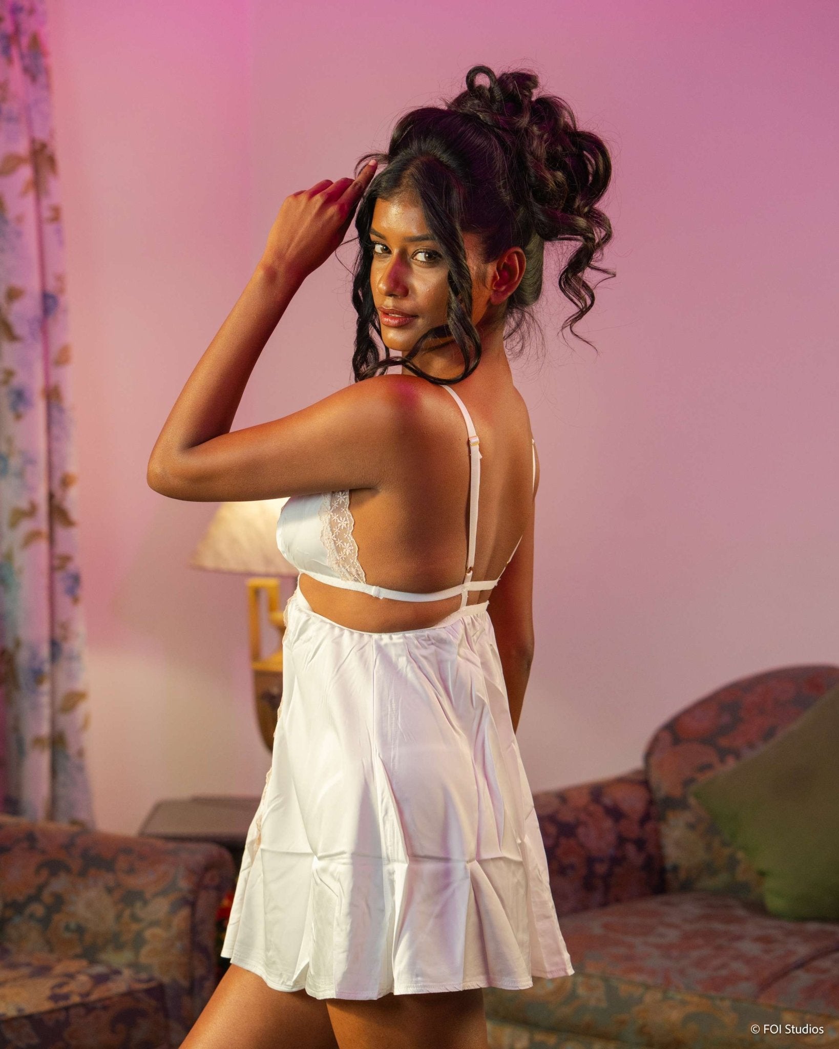 Turn Up the Heat Babydoll Lingerie Set - Sinderella