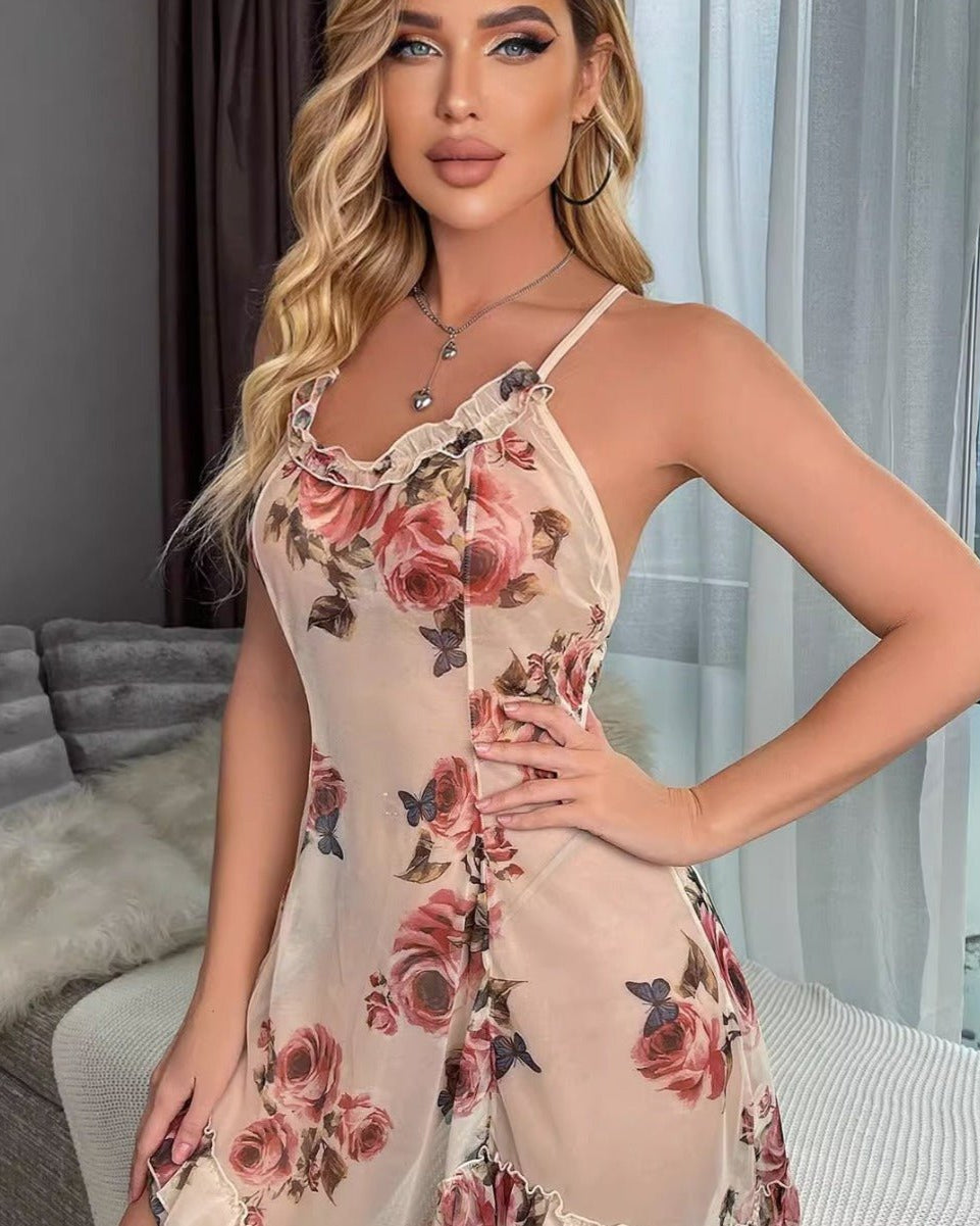 Yvette’s Rose Babydoll Lingerie - Sinderella