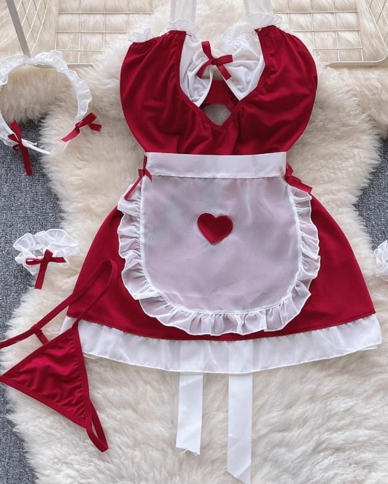 Azure Babydoll Roleplay Lingerie Set - Sinderella