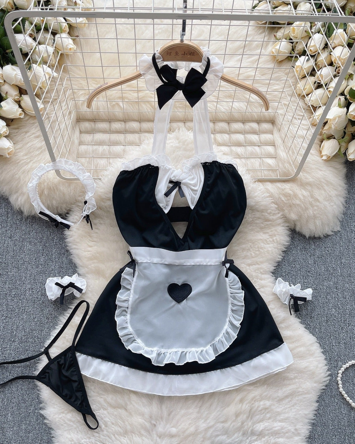 Azure Babydoll Roleplay Lingerie Set - Sinderella