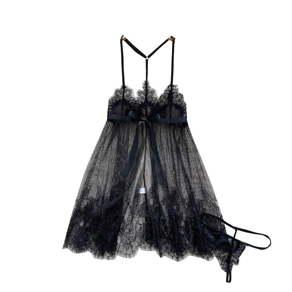 Beatrice Two Piece Sheer Lace Lingerie - Sinderella