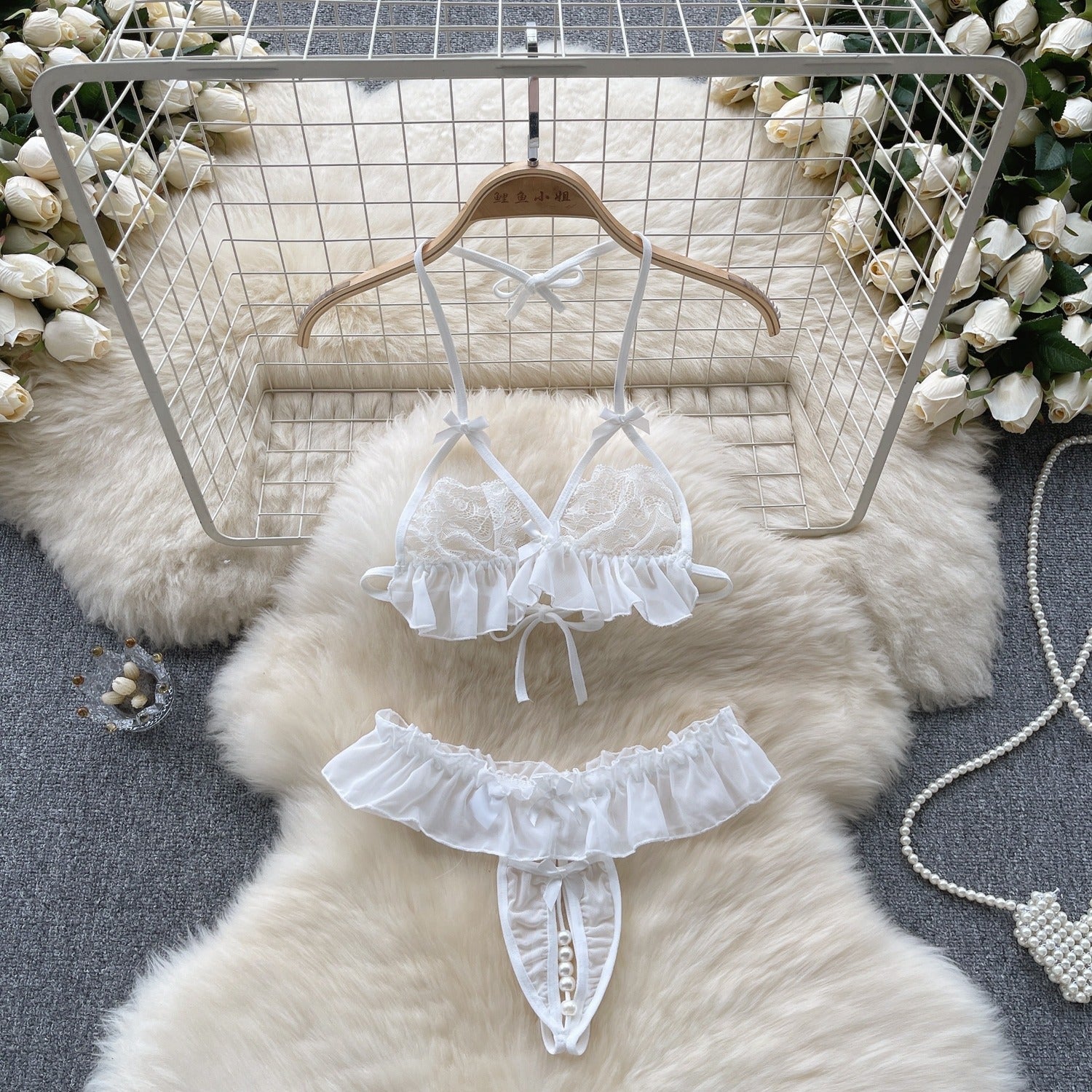 Blaine Two Piece Sheer Lingerie Set - Sinderella