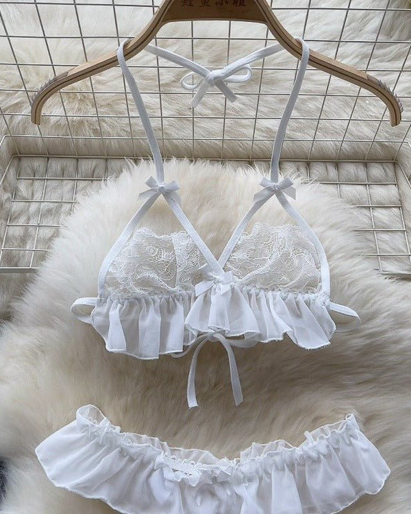 Blaine Two Piece Sheer Lingerie Set - Sinderella