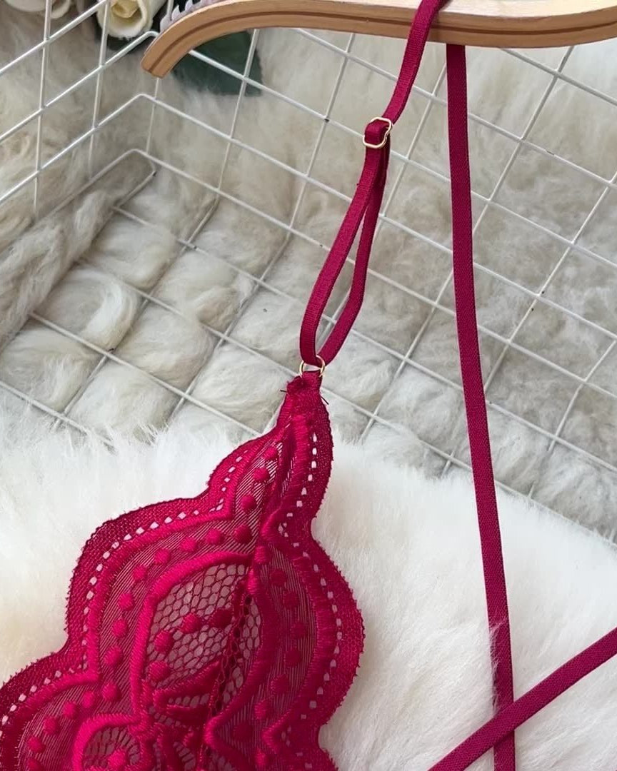 Cataline One Piece Mesh Lace Intimate Lingerie - Sinderella