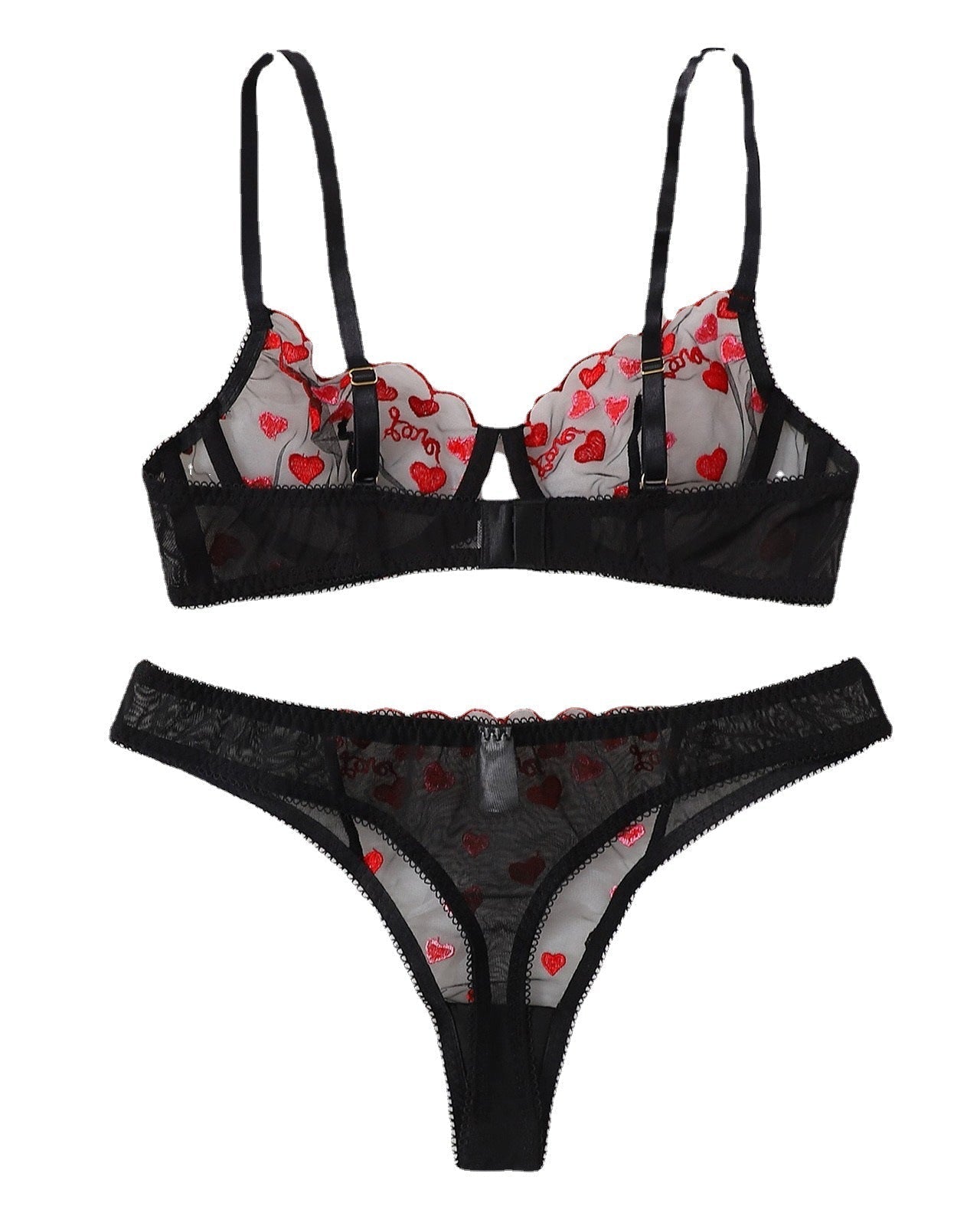 Charlotte Two Piece Valentine Lingerie - Sinderella