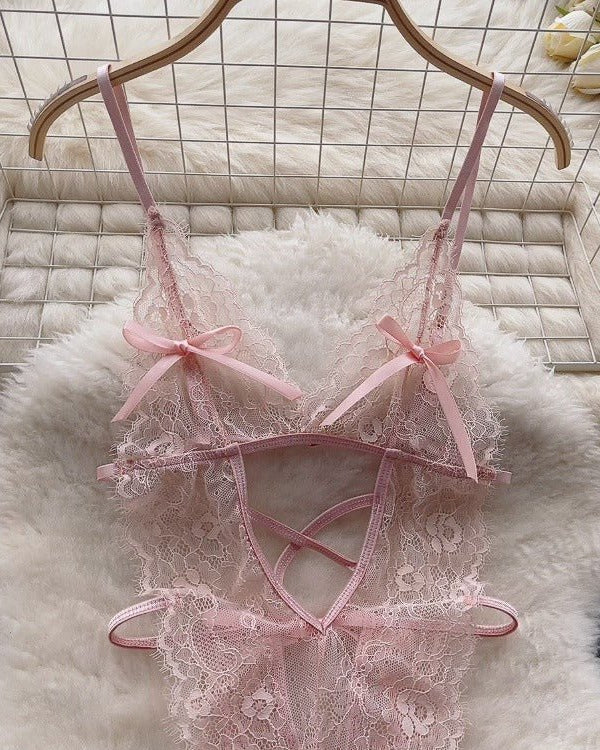 Cocoa Negligee Sheer Babydoll Lingerie - Sinderella