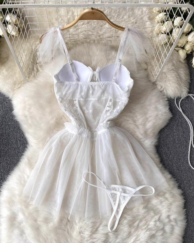 Eve Negligee Babydoll Lingerie Set - Sinderella