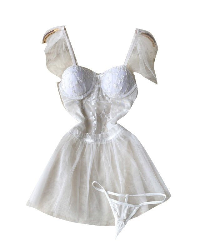 Eve Negligee Babydoll Lingerie Set - Sinderella
