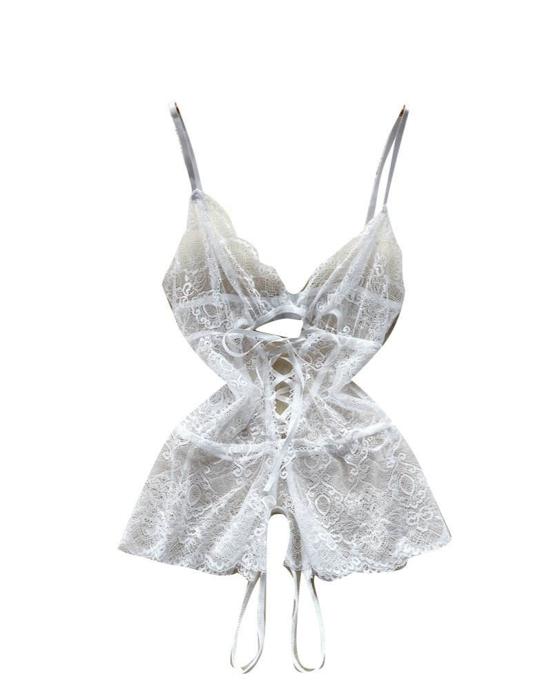 Gello Lace Mesh Lingerie - Sinderella