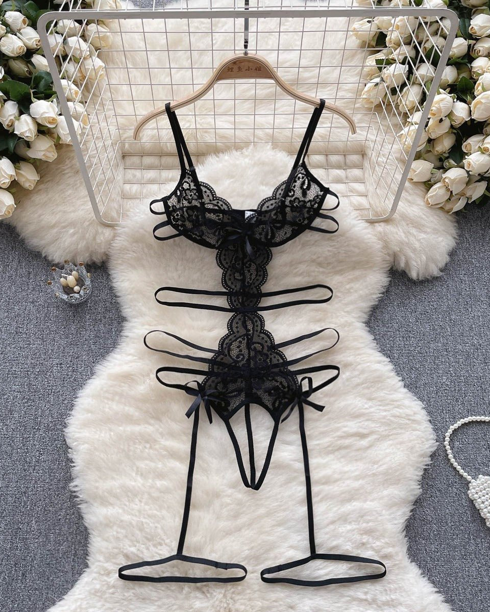 Giada Negligee Strappy Babydoll Lingerie - Sinderella