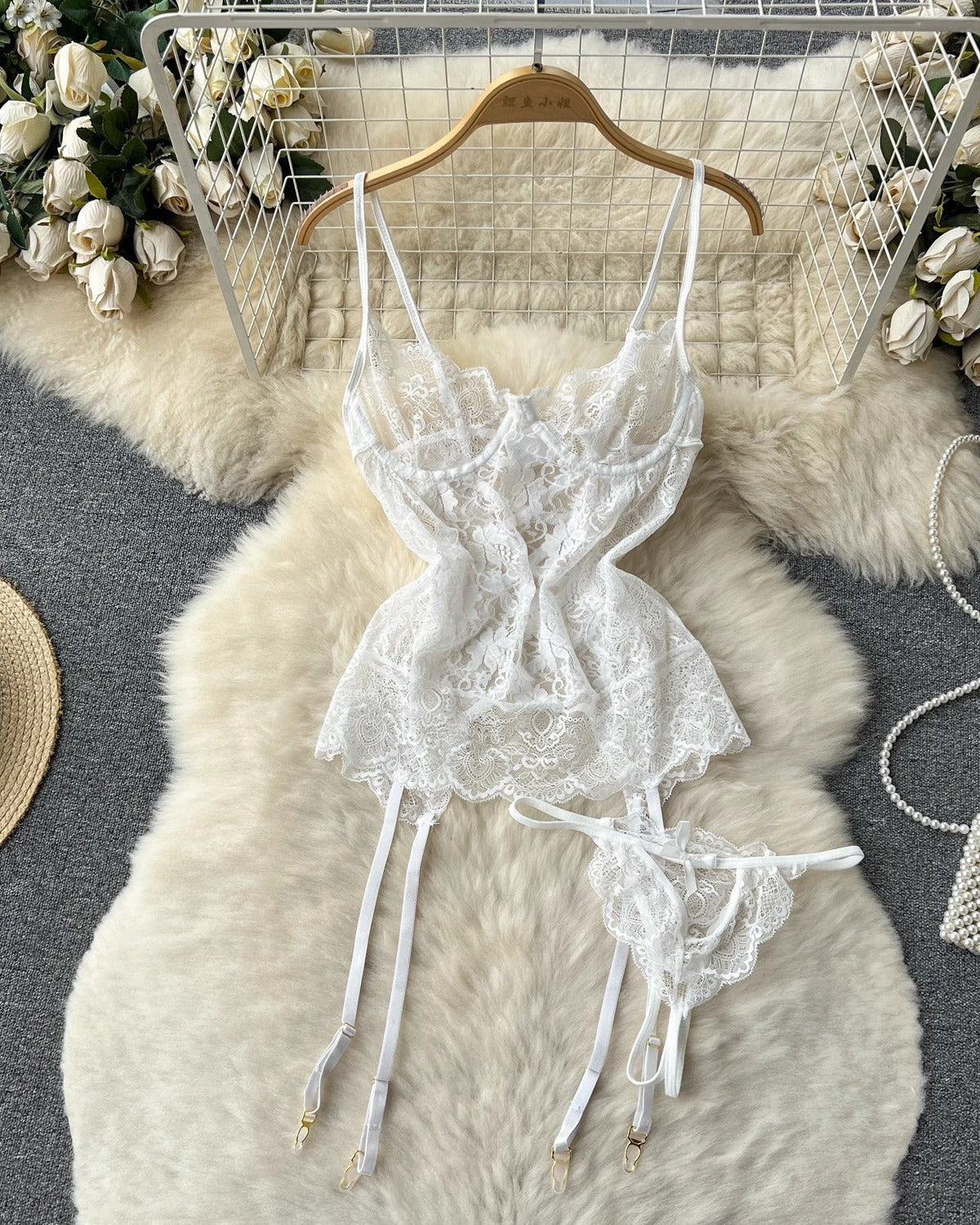 Haven Mesh Lace Lingerie - Sinderella