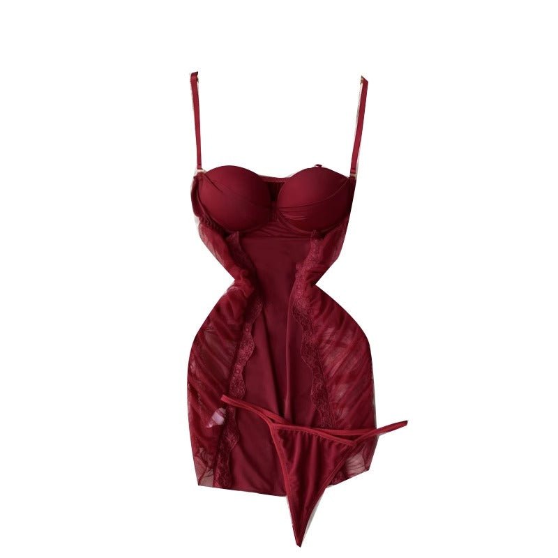Kensley Sexy Two Piece Sheer Lingerie - Sinderella