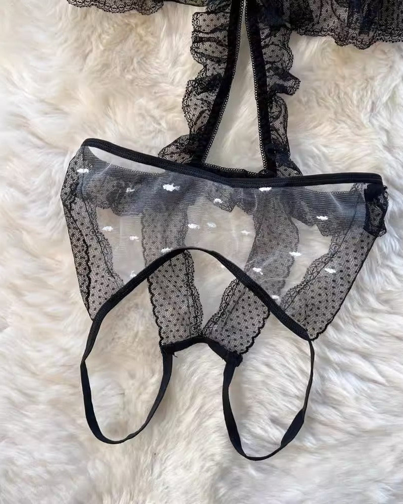 Maggie Mesh Lace Sexy Lingerie - Sinderella