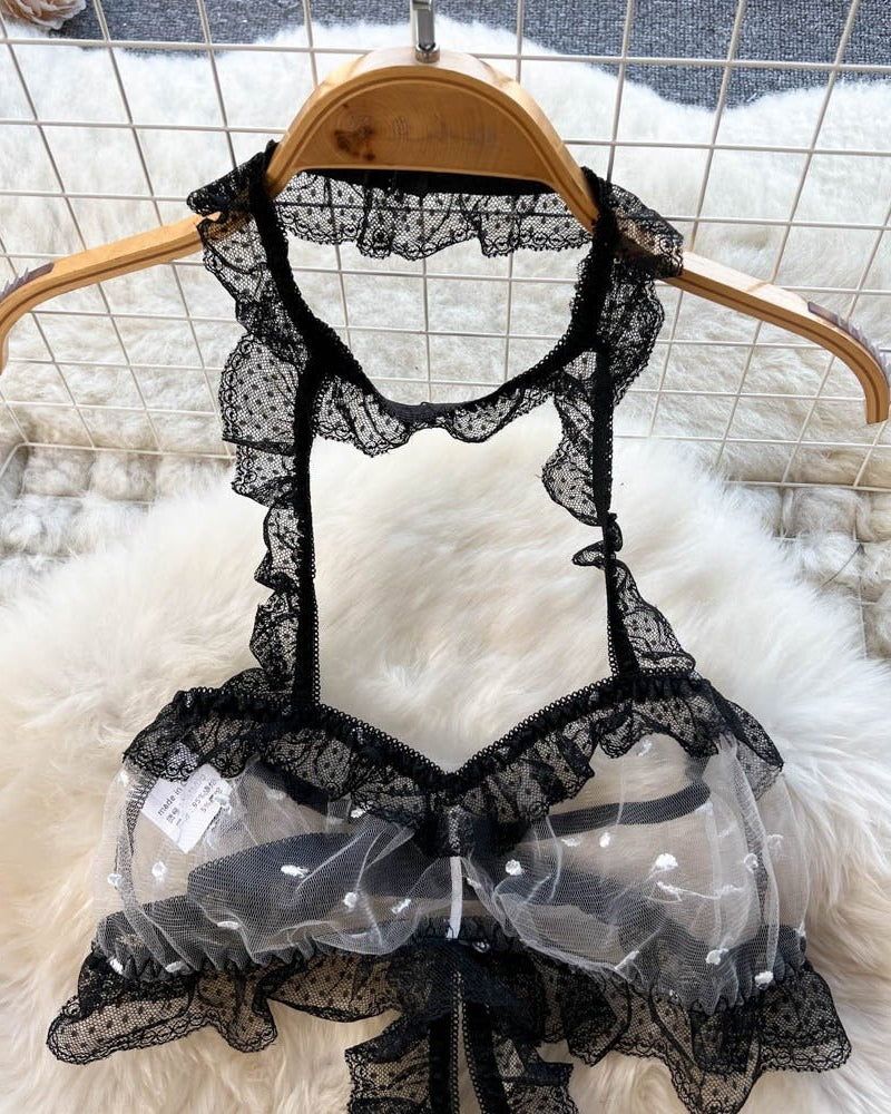 Maggie Mesh Lace Sexy Lingerie - Sinderella