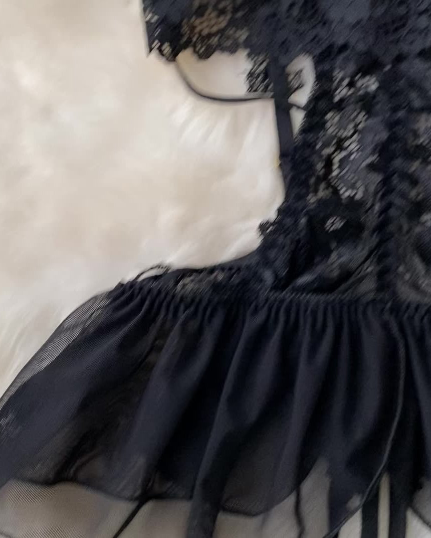 Morgen Lace Mesh Lingerie - Sinderella