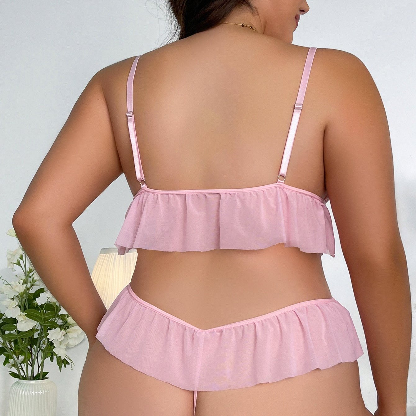 Saanvi Lace Two Piece Plus Size Lingerie - Sinderella
