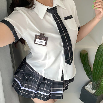 Plus Size School Girl Roleplay Lingerie Set