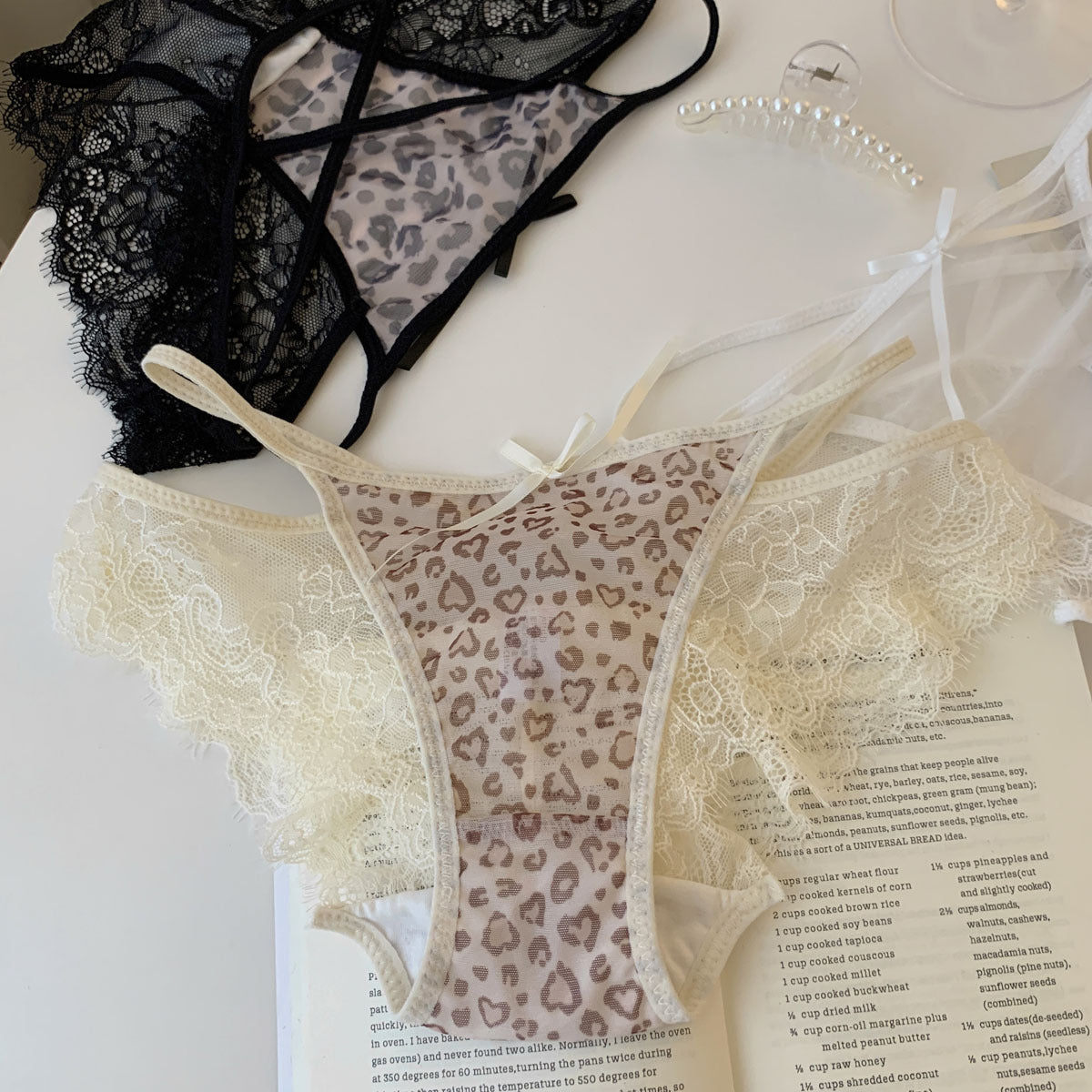 Aarzoo — Leopard and Lace Bikini Panty