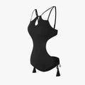 Black Side Tie Monokini By Sinderella - Sinderella