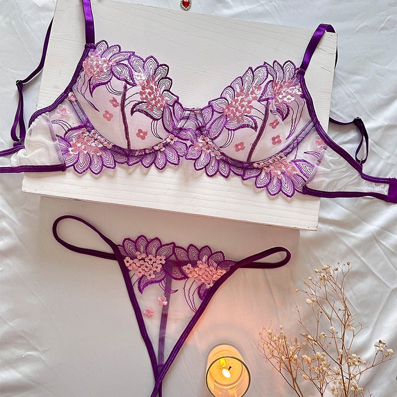 Botanic Babe Garden Embroidered Lingerie - Sinderella