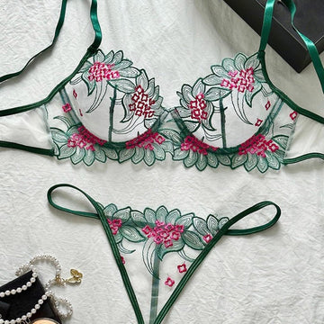 Botanic Babe Garden Embroidered Lingerie - Sinderella