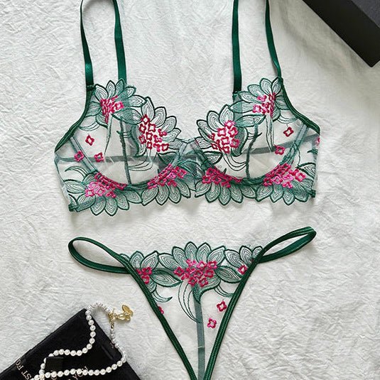 Botanic Babe Garden Embroidered Lingerie - Sinderella