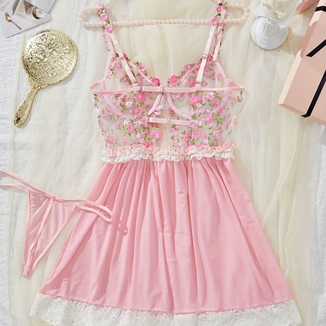 Cupcake Couture Babydoll Lingerie Set - Sinderella
