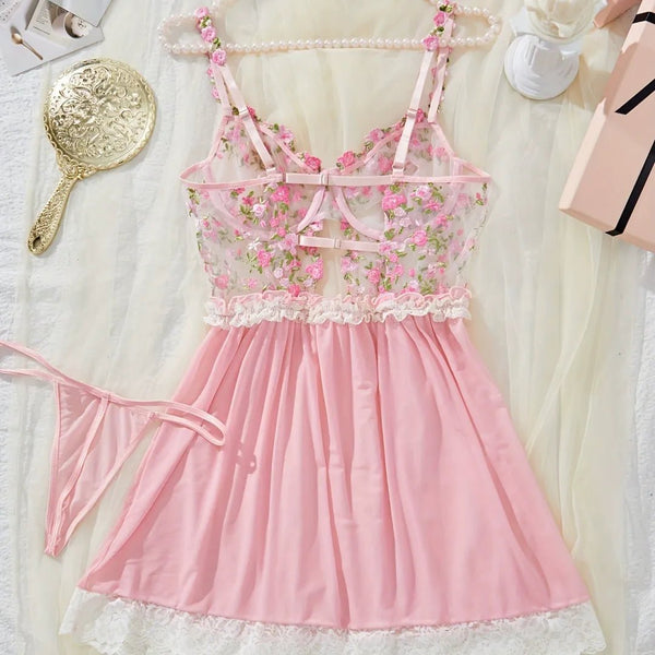Cupcake Couture Babydoll Lingerie Set - Sinderella