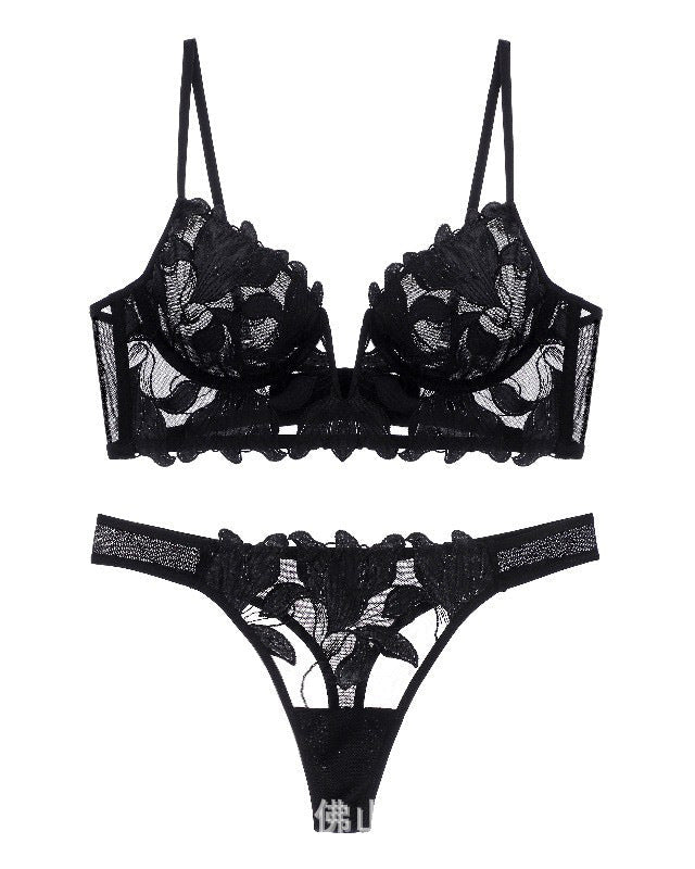 Date Night Weapon Built - In Bra Lingerie Set - Sinderella
