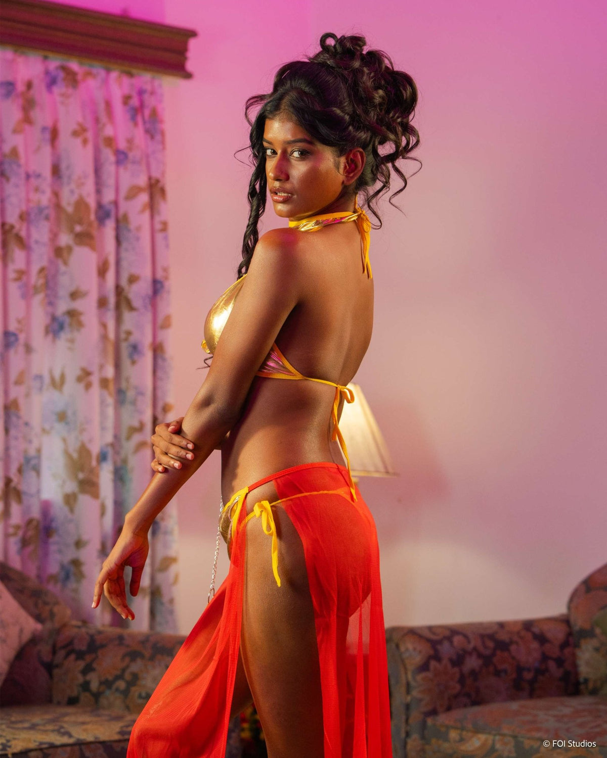 Darpan — Princess Bikini Costume Set with Skirt and Choker